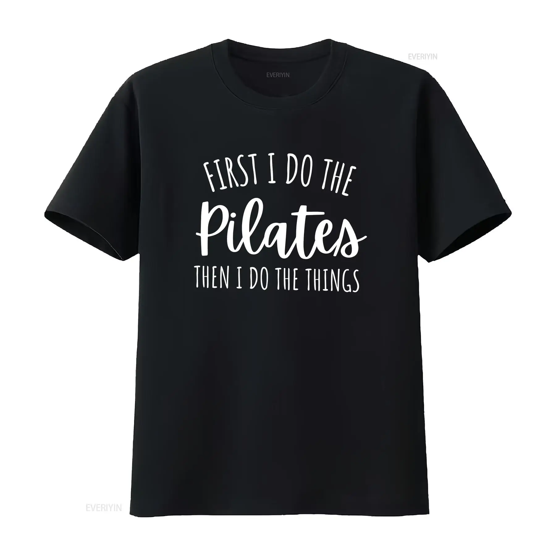 Pilates Yoga Instructor - 먼저 필라테스를 하고 다음은 요가 티셔츠를