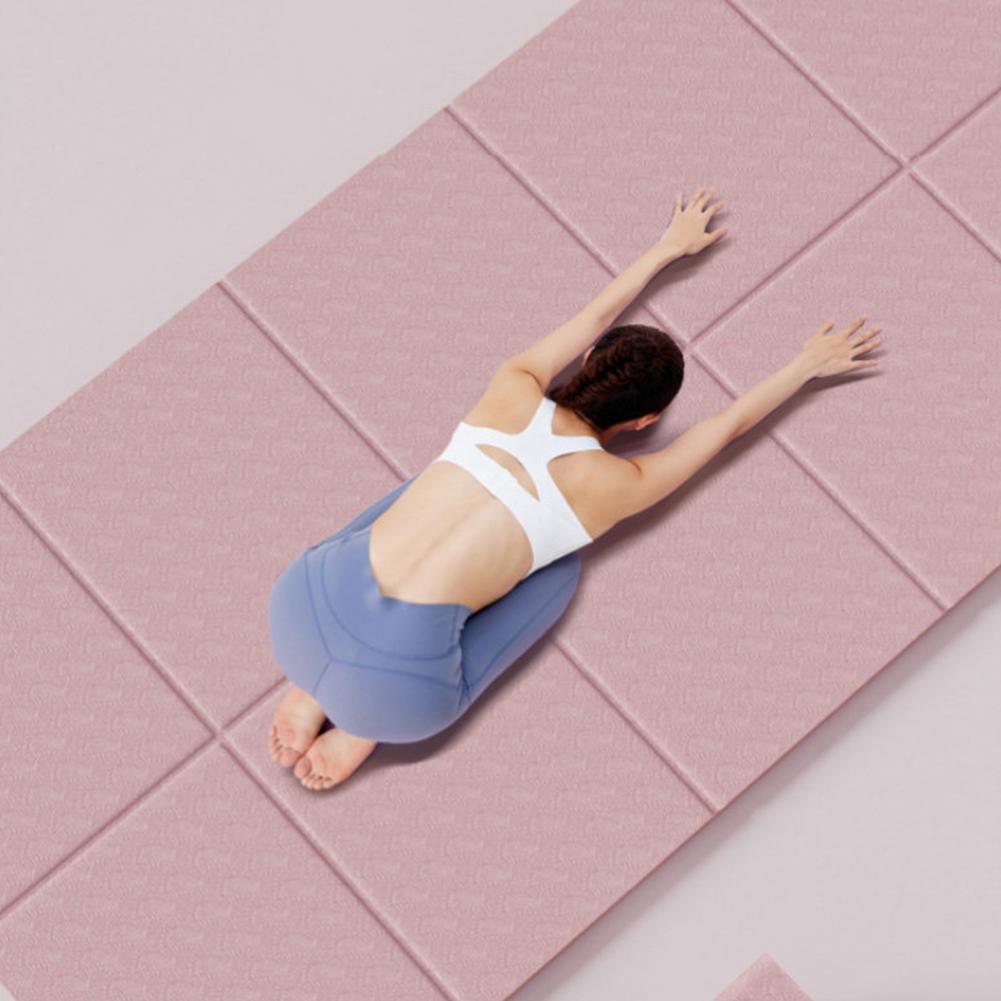 접이식 요가 매트, 휴대용 여행용 두꺼운 TPE 수면  - Pilates Yoga Mat Thickness 리뷰 및 가격