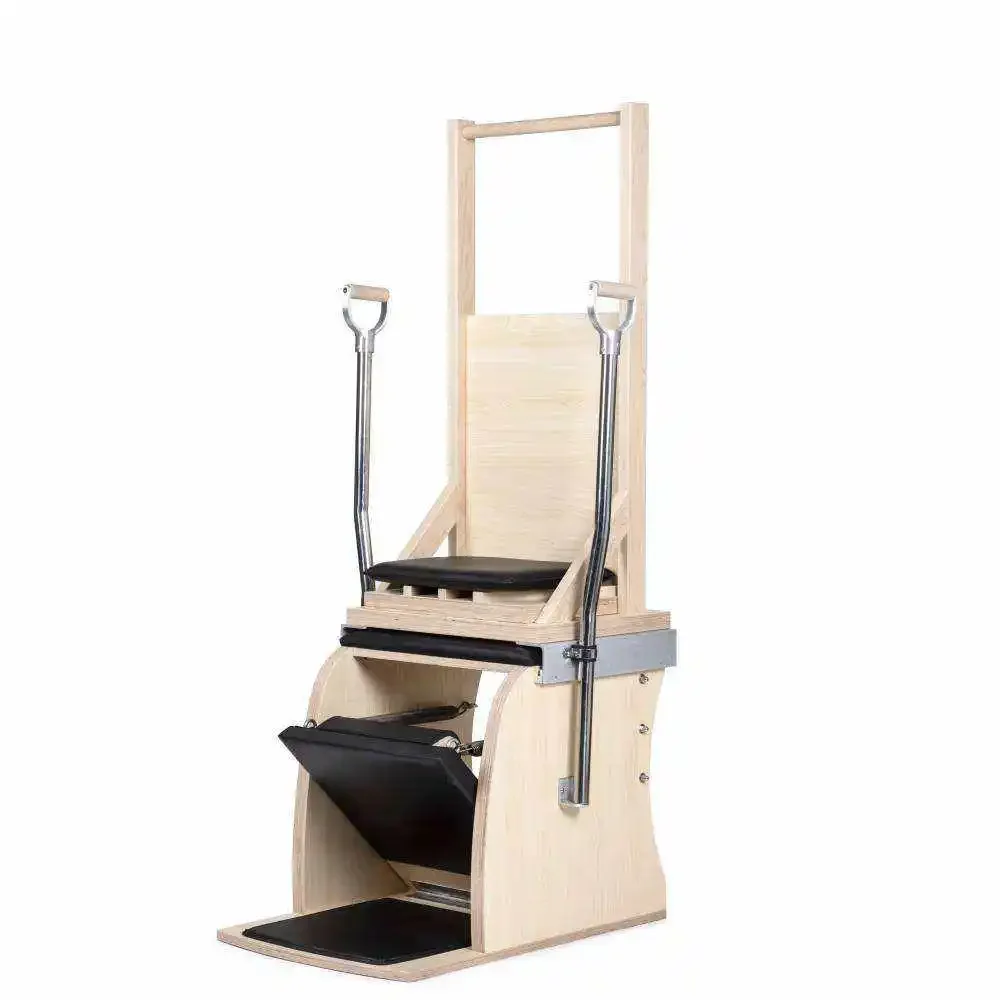 내구성 있는 휴대용 고품질 요가 운동 기구 나무 원다  - Pilates Chair Wunda 리뷰 및 가격
