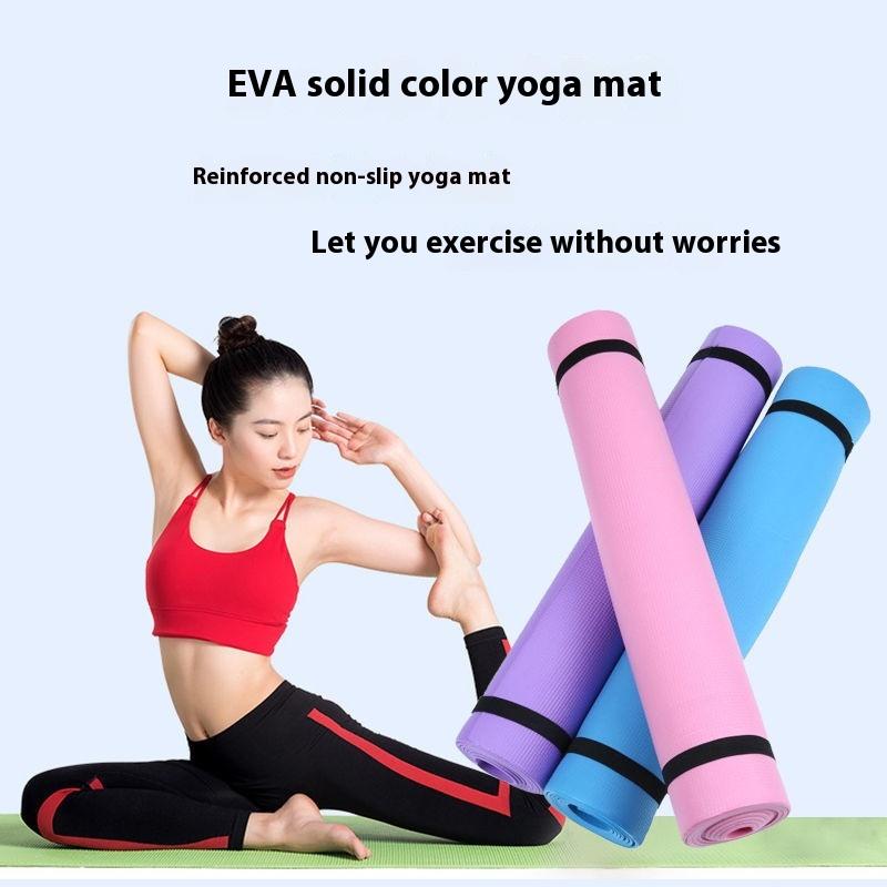 1개 두꺼운 요가 매트 미끄럼 방지 스포츠 피트니스 매 - Pilates Yoga Mat Thickness 리뷰 및 가격