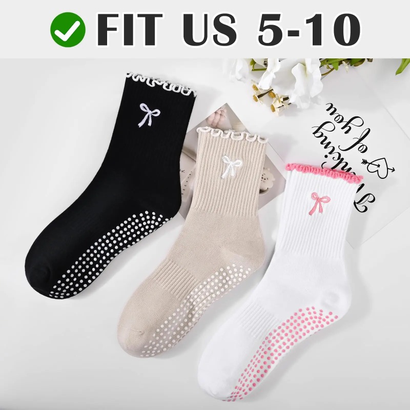 프로페셔널 요가 양말, 면 스트랩 실리콘 미끄럼 방지  - Pilates & Yoga Vida 리뷰 및 가격