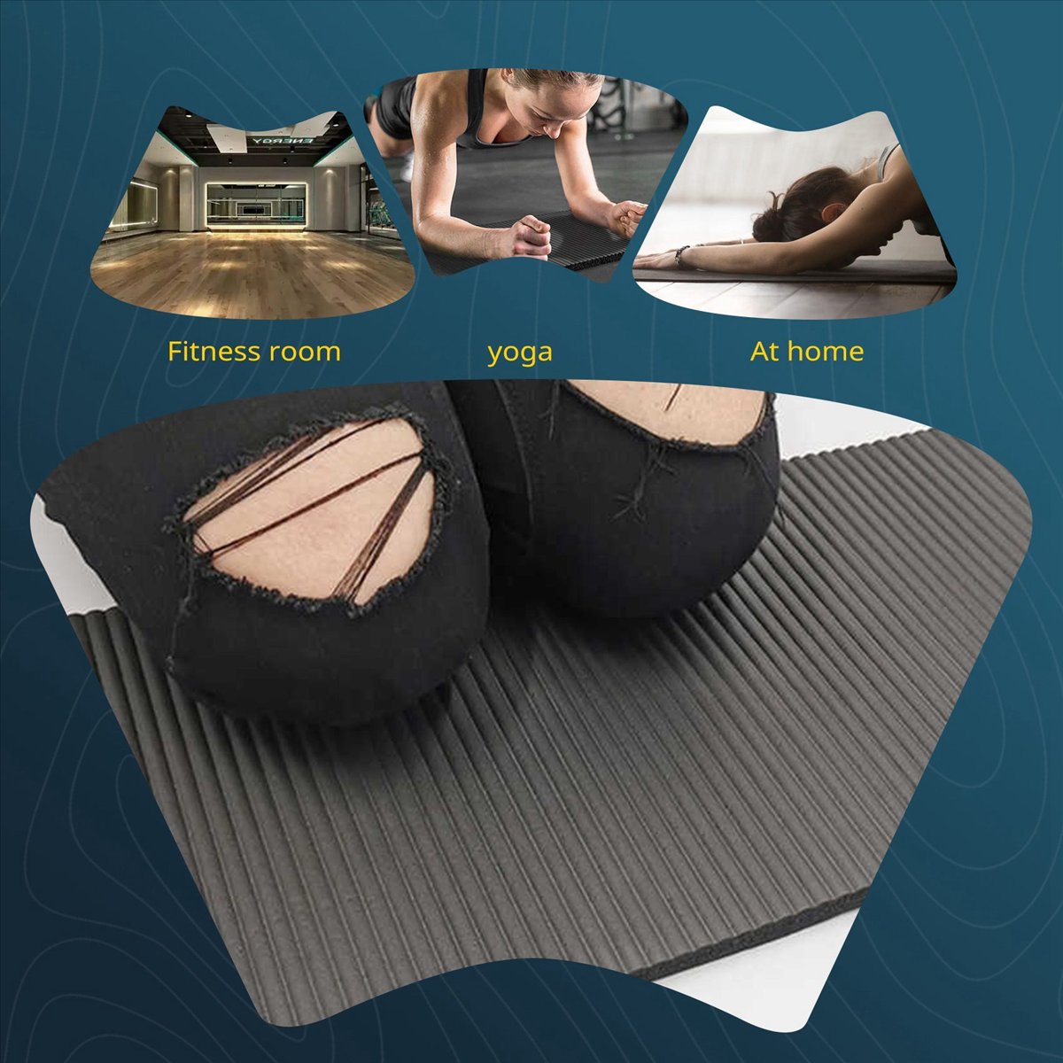 Doings 15MM 두꺼운 요가 매트 컴포트 폼 무릎 - Pilates Yoga Mat Thickness 리뷰 및 가격