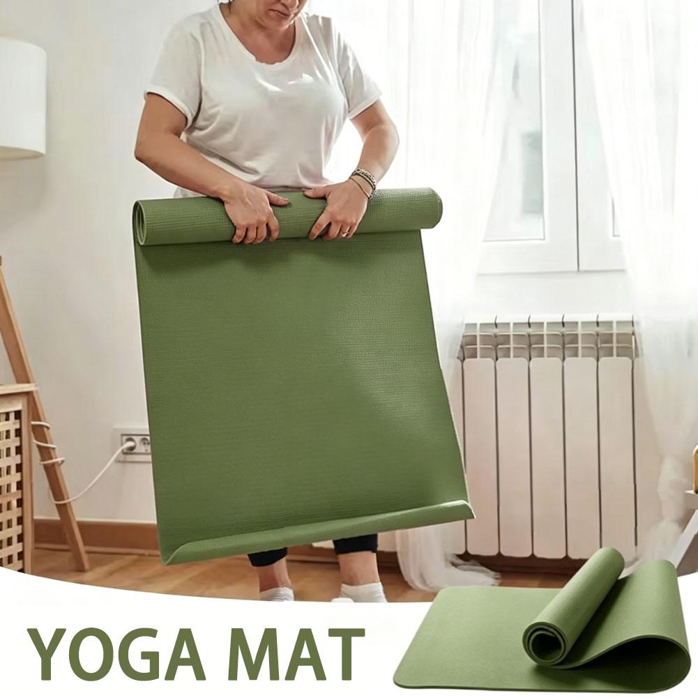 1/2Pcs 두꺼운 요가 매트 미끄럼 방지 스포츠 피트 - Pilates Yoga Mat Thickness 리뷰 및 가격