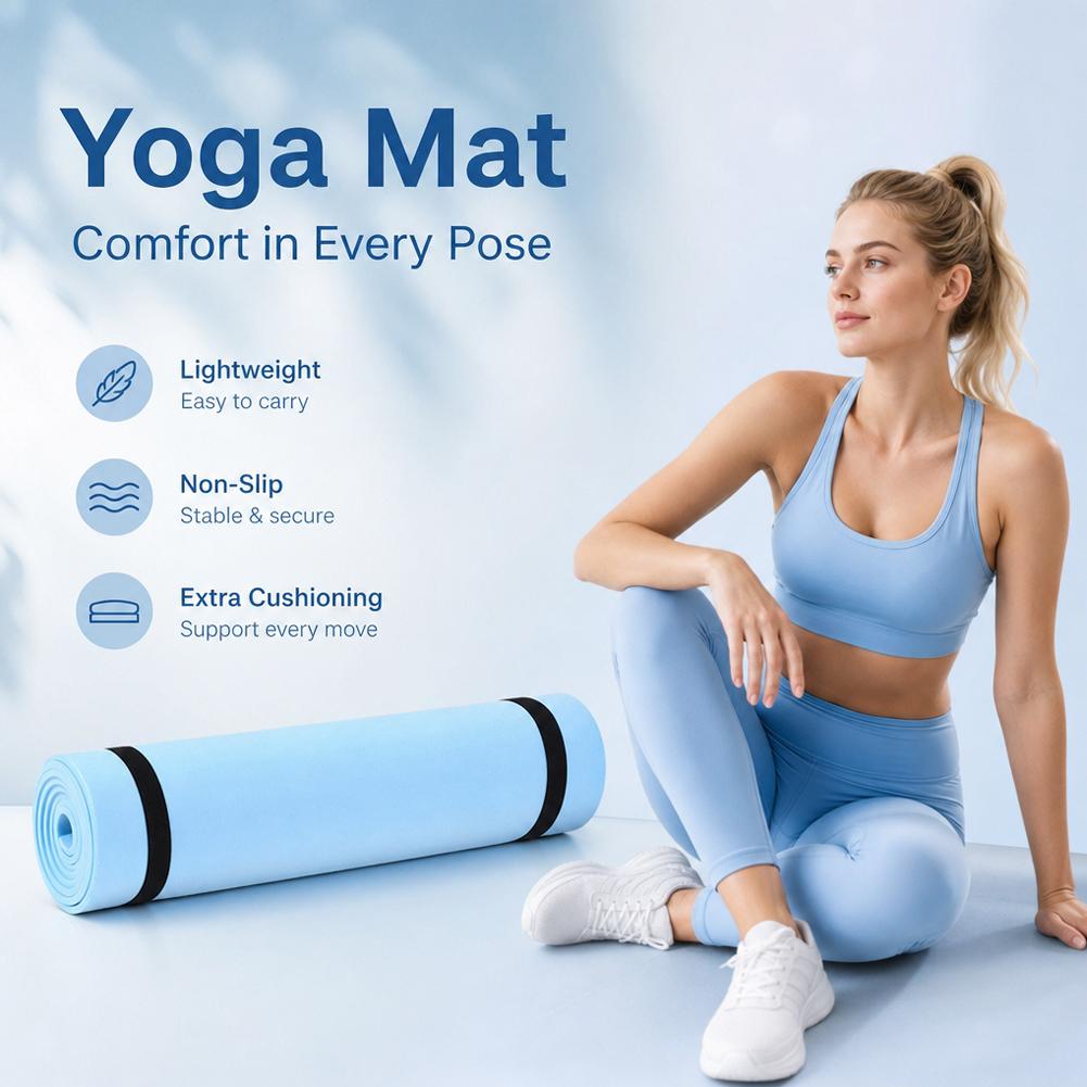 1/2Pcs 두꺼운 요가 매트 미끄럼 방지 스포츠 피트 - Pilates Yoga Mat Thickness 리뷰 및 가격
